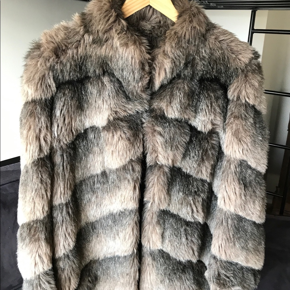 Vintage faux fur coat